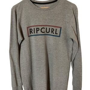 Rip Curl Heather Gray Crewneck Sweater Men’s Size M